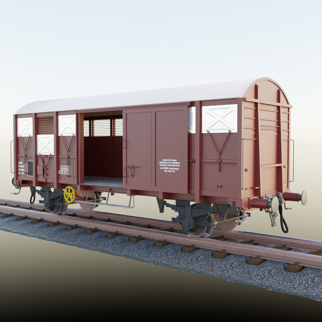 Wagon couvert SNCF preview image 4